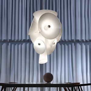 Lampa wisząca Nebula o białym kolorze średnica 70 cm