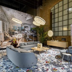 Lampa wisząca Prop Light podwójna pionowa biała 99 cm