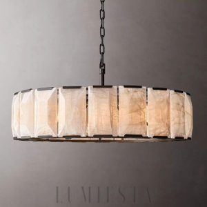 Grivio - Lampa wisząca okrągła 43 cali elegancki styl