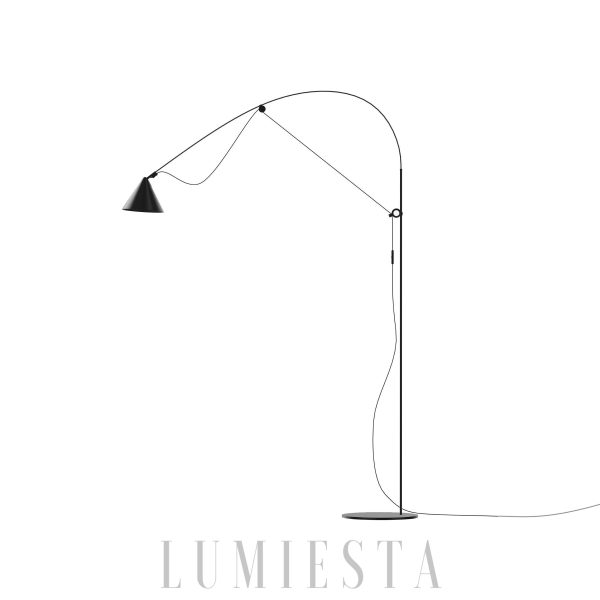 wm_4808834480736836450.jpg Lampa Podłogowa NOAH Czarna Styl Minimalistyczny 142/166cm
