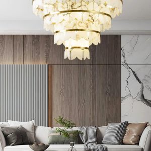 wm_5145030633316427329.jpg Butterfly - żyrandol z alabastru, okrągła, nowoczesna