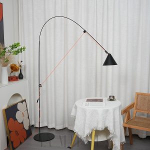 wm_5215841444414872259.jpg Lampa Podłogowa NOAH Czarna Styl Minimalistyczny 142/166cm