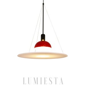Lampa wisząca Frisbi w stylu nowoczesnym z akrylu 40cm 60cm
