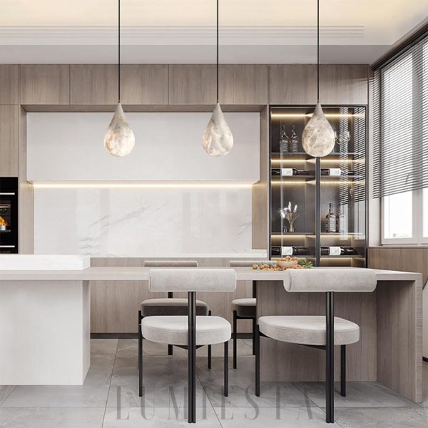 wm_5291595422349901999.jpg Dropp - Lampa wisząca z alabastru, kropla biała, 18×34 cm, 1-punktowa