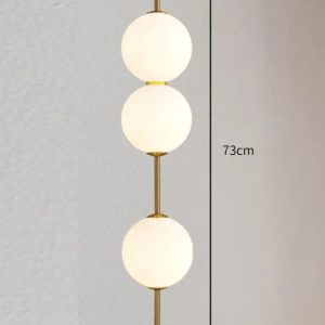 Nowoczesna lampa wisząca z podwójnym okrągłym kloszem