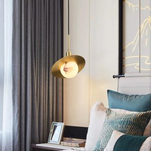 wm_5343310007703873527.jpg Luksusowa okrągła lampa wisząca z alabastru w złotym stylu