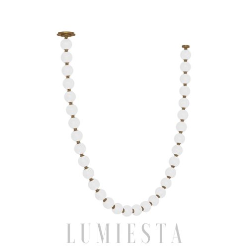 Nowoczesna lampa wisząca Afralia, kule chromowane