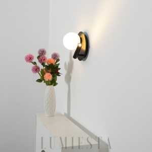 Tribeca - Lampa ścienna alabastrowa, nowoczesna 25 cm