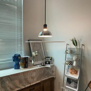 Lampa wisząca Frisbi w stylu nowoczesnym z akrylu 40cm 60cm