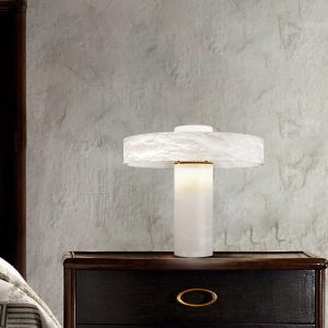 wm_5789688440290863313.jpg Tramonto - Lampa stołowa alabaster w nowoczesnym stylu 38cm