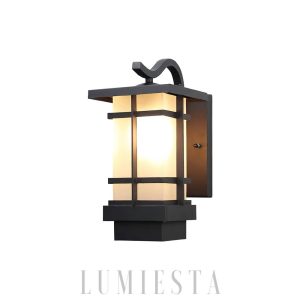wm_58574569725633238.jpg Lampa ścienna Madison w stylu latarni z dekoracyjną kratką