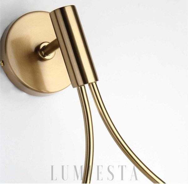 Pelota - kinkiet ścienny w stylu nordyckim z kulą szklaną