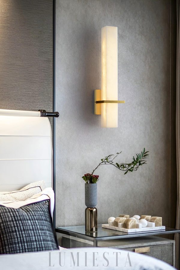 wm_6042392704816945213.jpg Milan - Lampa ścienna Alabaster złoto-biała, nowoczesny kinkiet, 12x48cm