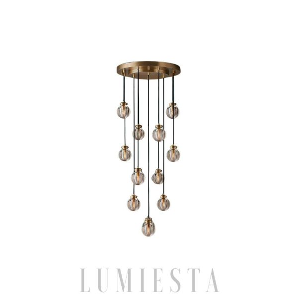 Lampa wisząca Fantasy Pearl Ball w stylu vintage 56cm