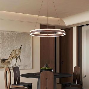 wm_6283037734007569593.jpg Solaro - Okrągły żyrandol z trawertynu lampa wisząca beżowy okrągła z drewnem nad stół