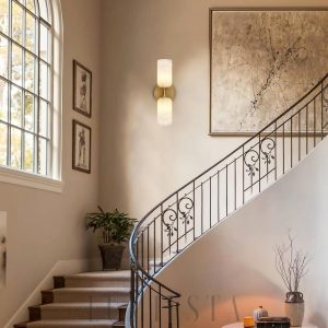 Monty - Lampa ścienna w stylu minimalistycznym z alabastru