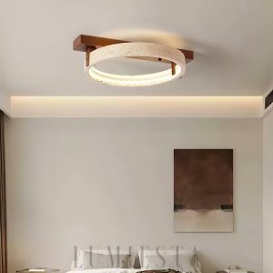 Maris - Lampa sufitowa w kolorze beżowym z travertynu