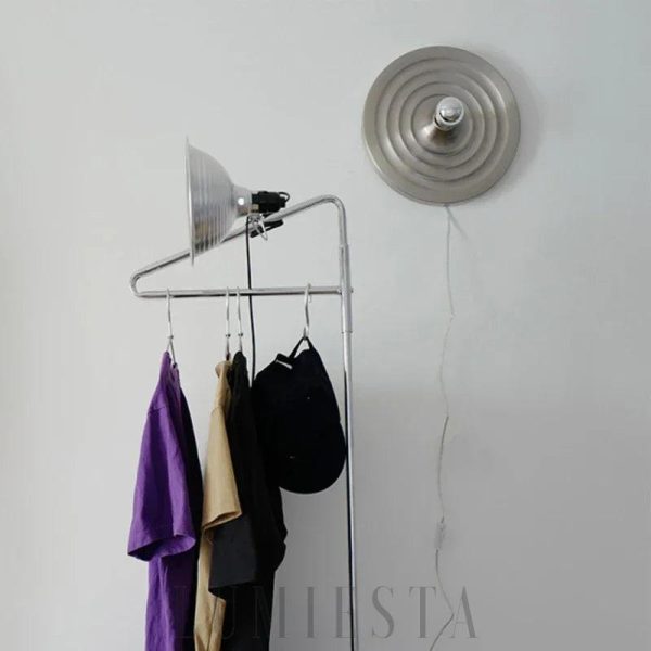 Minimalistyczna metalowa lampa ścienna w nowoczesnym stylu, Ø16/33cm