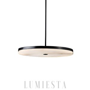 Manhattan - Alabaster okrągła czarno-biała Ø20/25/30 cm