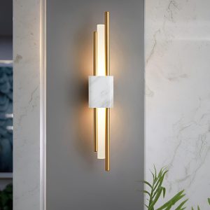 Lampa ścienna Marble Tanto w stylu nowoczesnym z marmuru