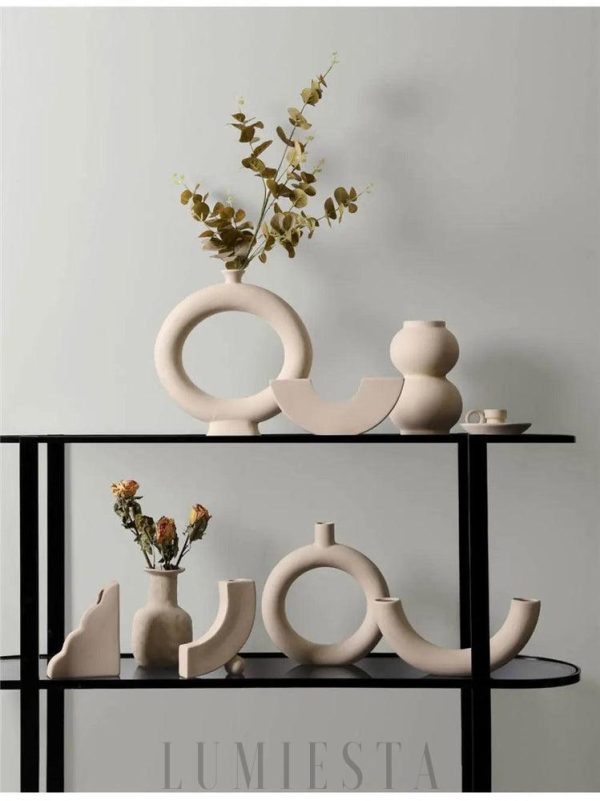 Stylowa lampa stołowa ceramiczna do dekoracji wnętrz