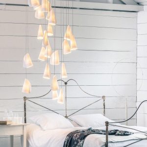 Nowoczesny klaster lamp wiszących Series 21 – biały