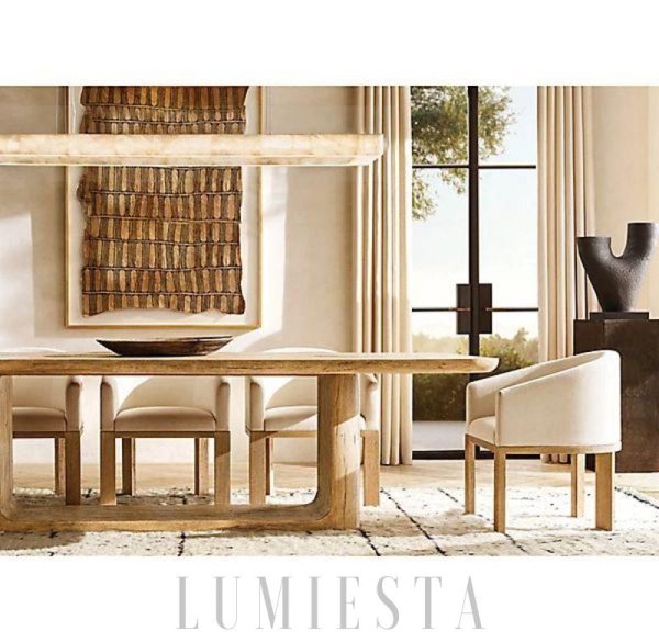 Liviji - Lampa wisząca prostokątna z alabastru i stali