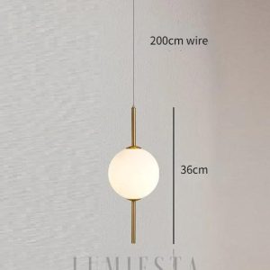 Nowoczesna lampa wisząca z podwójnym okrągłym kloszem