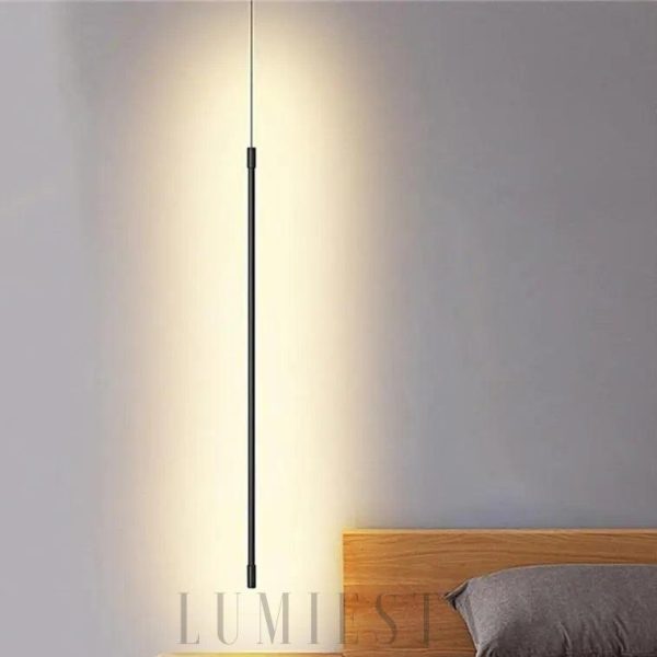 Nowoczesna wisząca lampa LED w minimalistycznym stylu