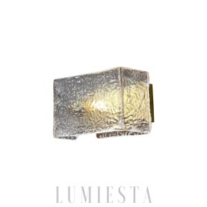 Bhutan - Ścienna kwadratowa przezroczysta, wzór wody 20 cm