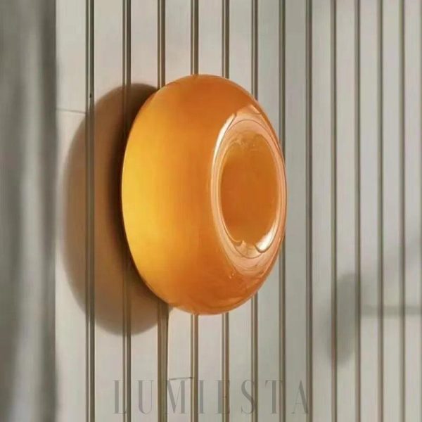 Nowoczesna lampa w kształcie donut z regulacją świecenia