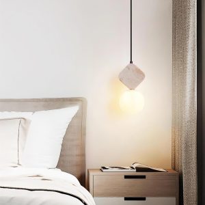 wm_7644590117609864740.jpg Luksusowa trawertynowa lampa wisząca rzeźbiona okrągła