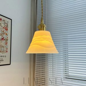 Mountains - Ceramiczna lampa wisząca, styl naturalny 15 cm