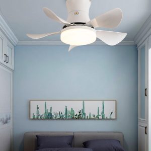 Nowoczesny wentylator sufitowy Nordic Blade Czarny z LED