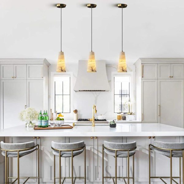 wm_7833225897803124032.jpg Lampa wisząca stożkowa alabastrowa złota i biała 12 5 cm