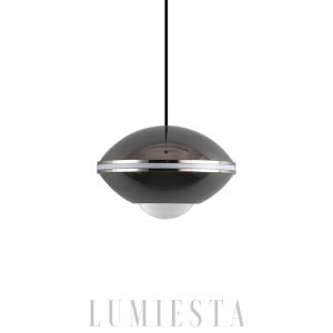 Lampa wisząca Pendul Ø10 cm - czarna, biała, złota