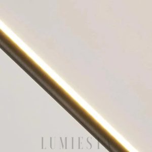 Nowoczesna wisząca lampa LED w minimalistycznym stylu