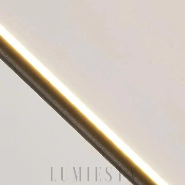 Nowoczesna wisząca lampa LED w minimalistycznym stylu