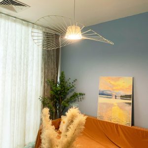 wm_8089637619519566042.jpg Designerska lampa wisząca Altigo efekt kapelusza 80 200 cm