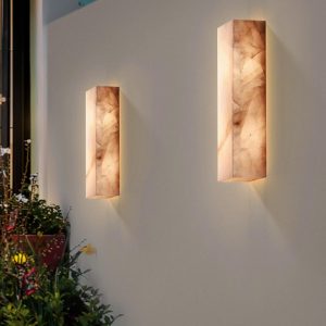 Rivage - Alabastrowa lampa ścienna — elegancka i nowoczesna