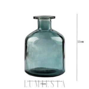 Szklany wazon dekoracyjny w nowoczesnym stylu 11 cm