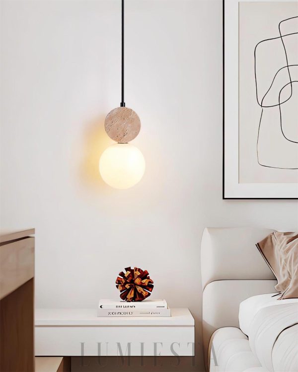 wm_9230146930468750473.jpg Luksusowa trawertynowa lampa wisząca rzeźbiona okrągła