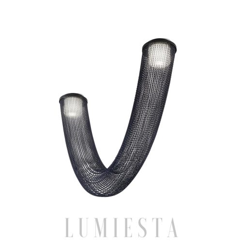 Lampa sufitowa Aura w kształcie linki z różnymi kolorami