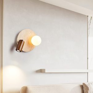 wm_9403748651612457431.jpg Lunara Duo okrągła lampa ścienna z trawertynu w kolorze orzechowym, 2 punktowa, nowoczesny kinkiet