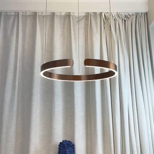 Utonia - Elegancka okrągła lampa wisząca, nowoczesna