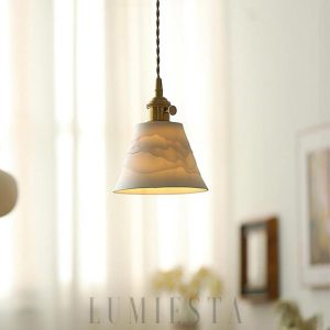 Mountains - Ceramiczna lampa wisząca, styl naturalny 15 cm
