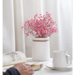 Matowa lampa ceramiczna w stylu skandynawskim