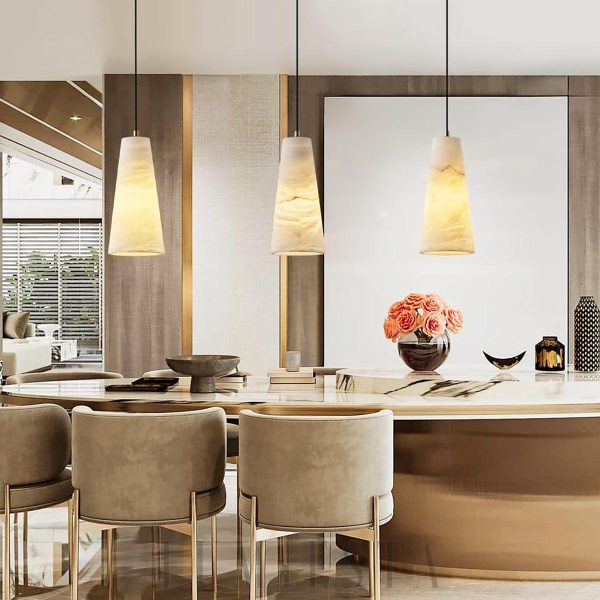 wm_9918169631858621989.jpg Lampa wisząca stożkowa alabastrowa złota i biała 12 5 cm