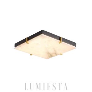 Orion - Lampa sufitowa kwadratowa czarna elegancja