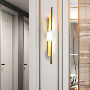 Lampa ścienna Marble Tanto w stylu nowoczesnym z marmuru